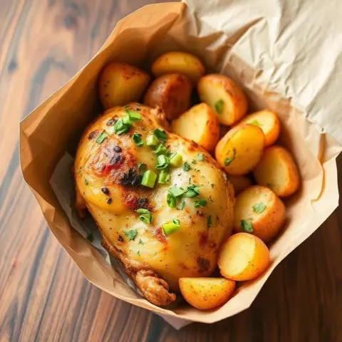 Toyuq Tabaka ilə Ev Sayağı Kartof Sobada